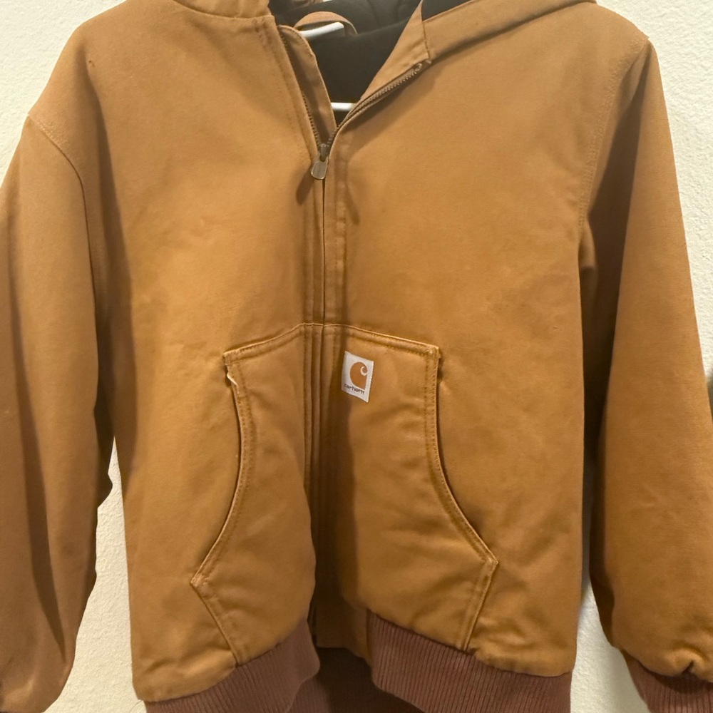 Carhartt Kids Brown Hooded Jacket